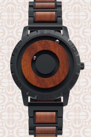 handmade wooden watch - EUTOUR E031, view 1