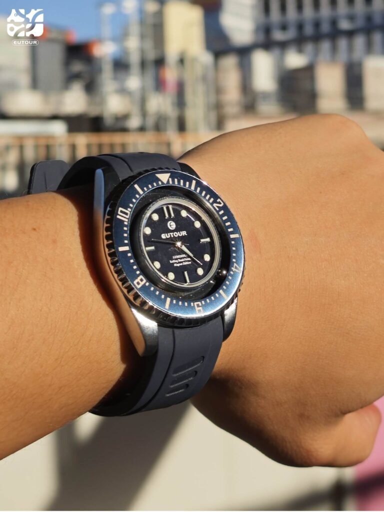 luminous magnetic watch - EUTOUR E068, product view 2