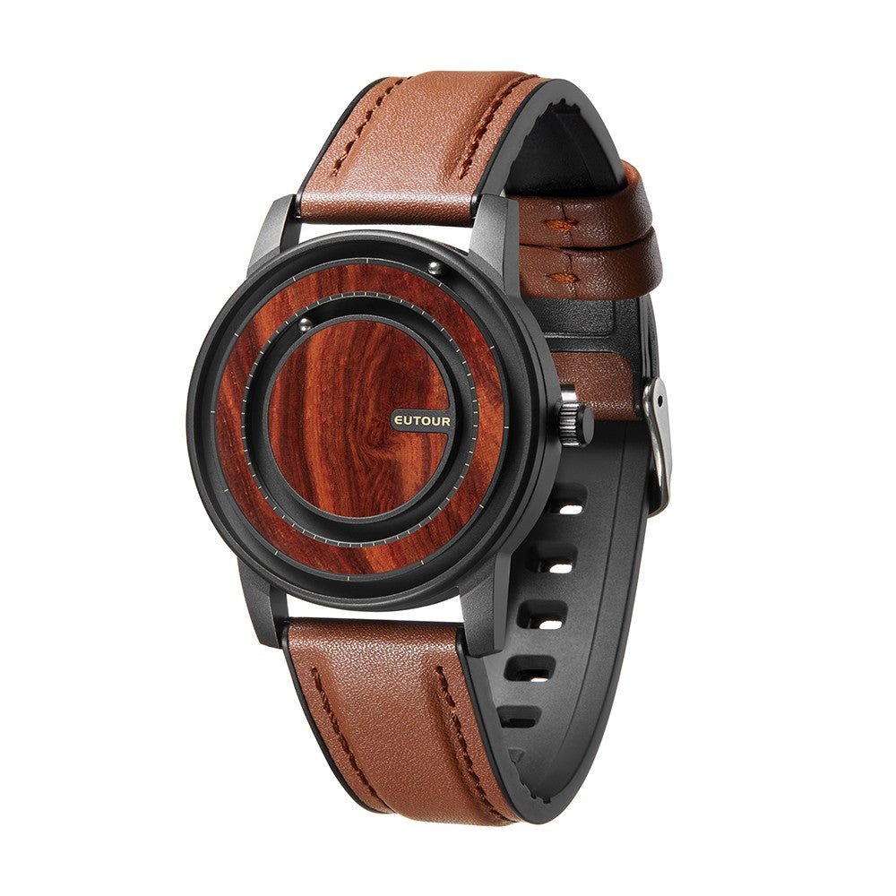 nature series wooden watch - EUTOUR U056, view 18