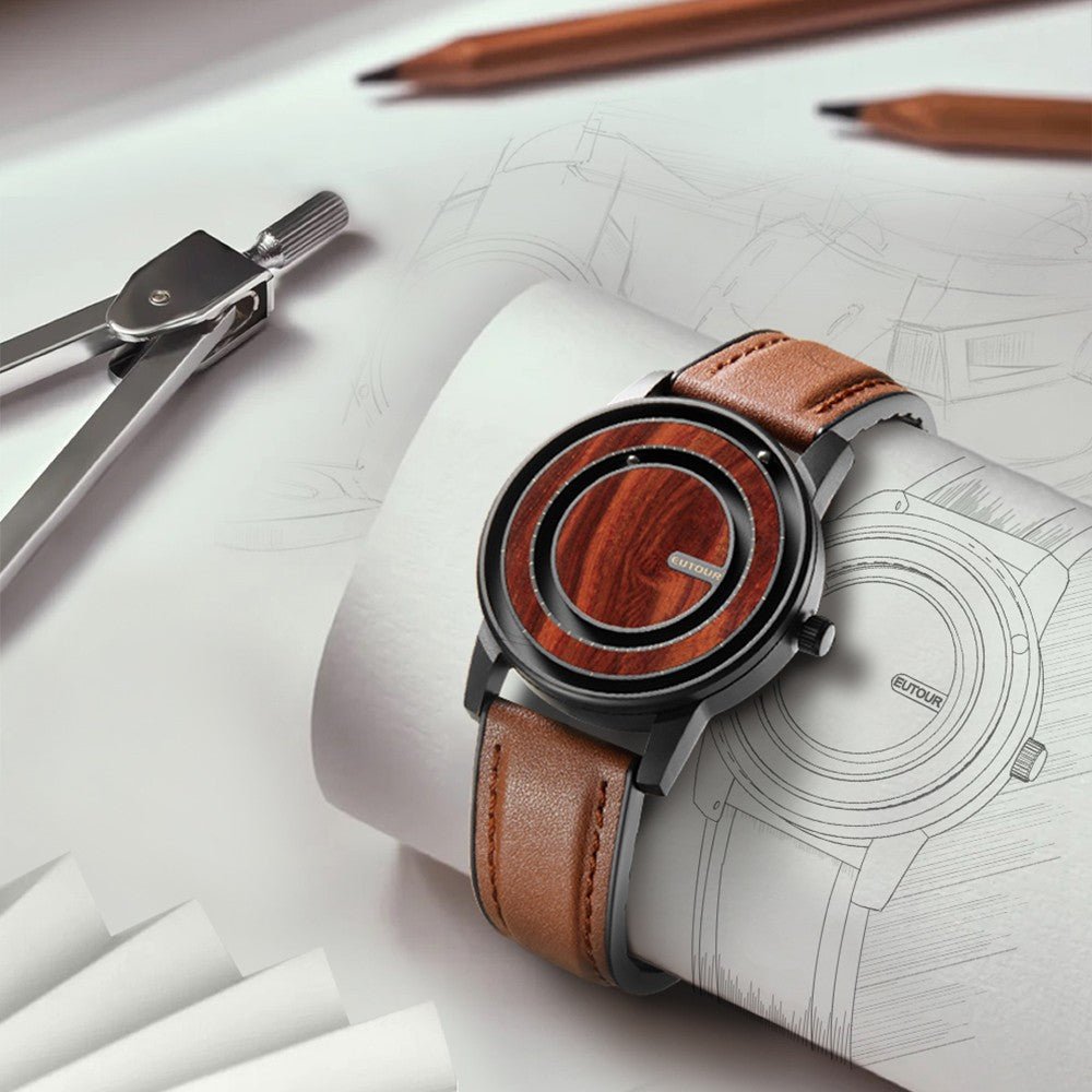 EUTOUR Magnetic Nature Series Wooden Watch U056