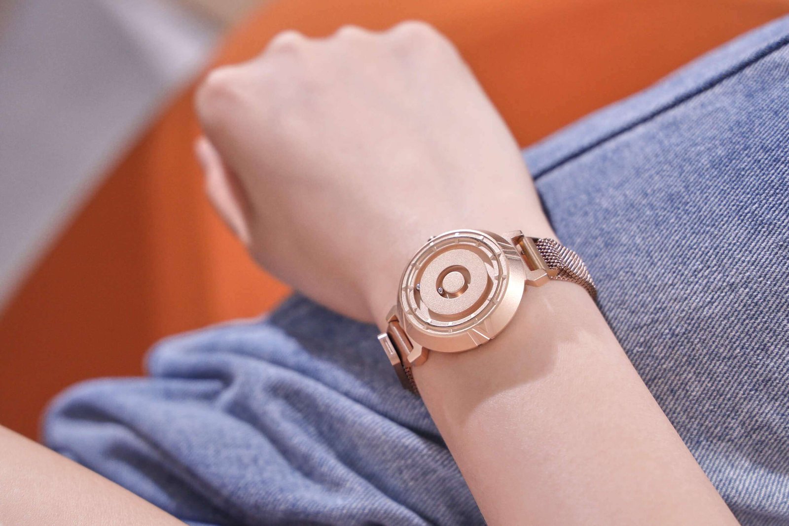 magnet watch for women in Gold - EUTOUR U043