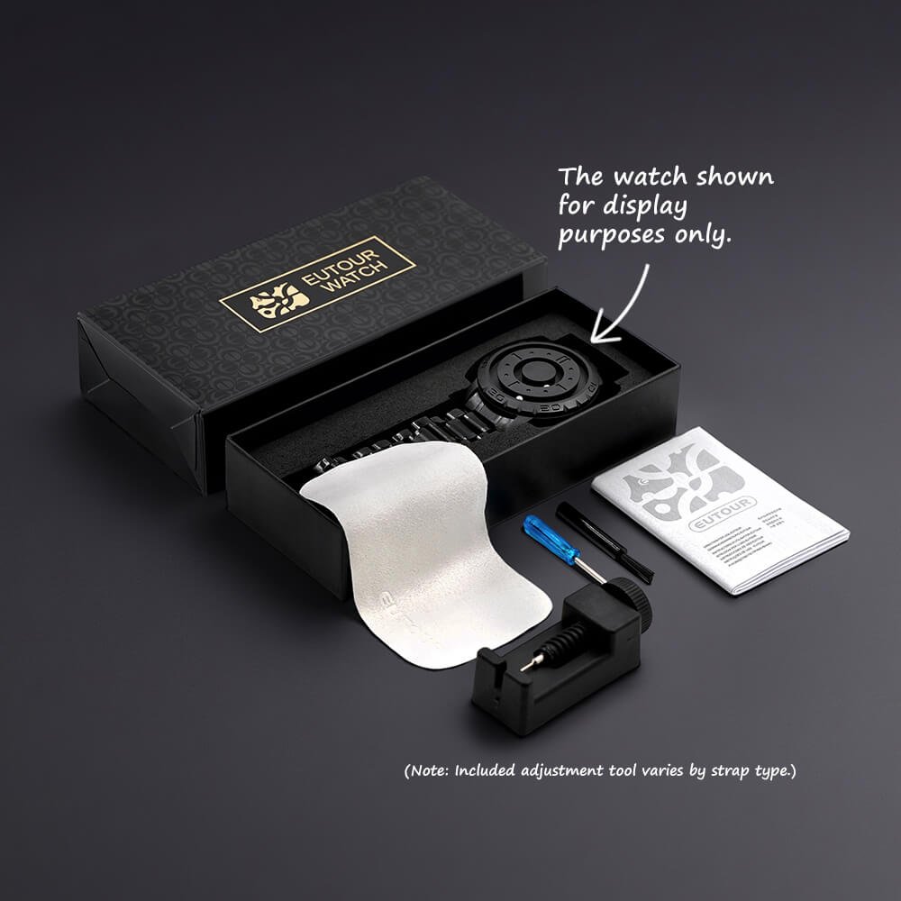 EUTOUR E024-M gift box packaging for the 5ATM magnetic watch