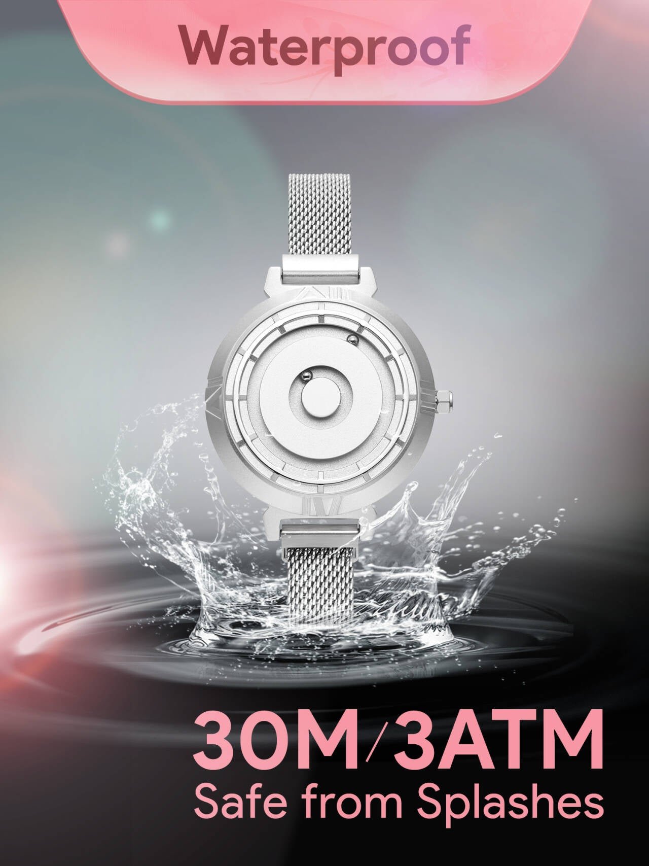 Water resistance rating of the EUTOUR U043 magnet watch for women