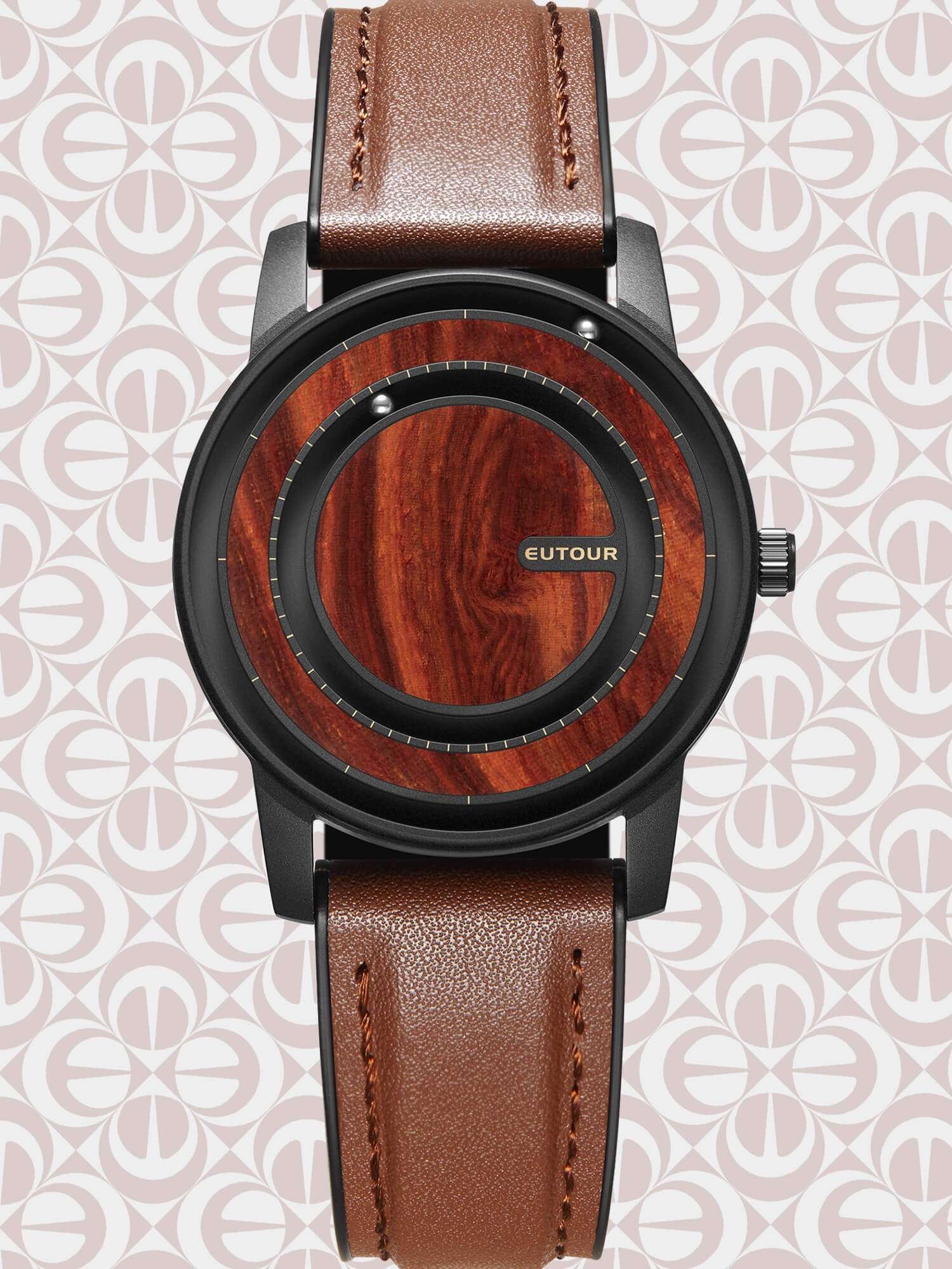 EUTOUR Magnetic Nature Series Wooden Watch U056